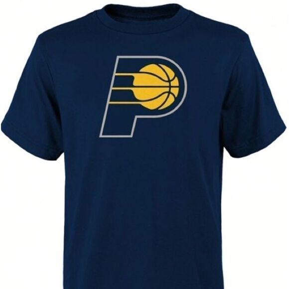INDIANA PACERS YOUTH NAVY BLUE PRIMARY LOGO SHORT SLEEVE T-SHIRT - Picture 2 of 10